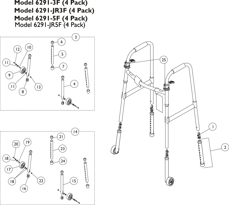 Invacare Part Notes