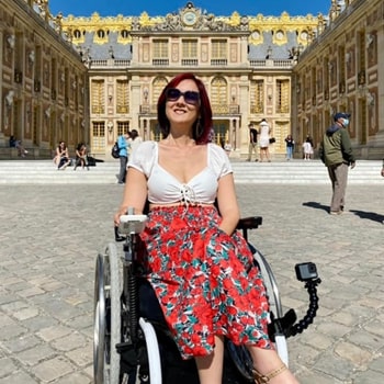 Kam at the Palace of Versailles, France