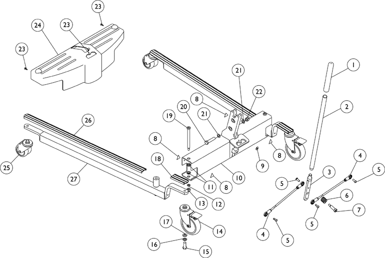 Invacare - Part Notes