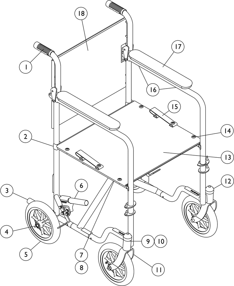 Invacare - Part Notes