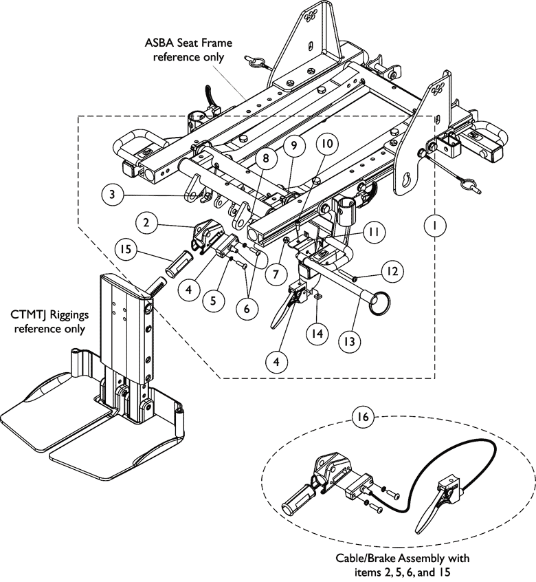 Invacare - Part Notes