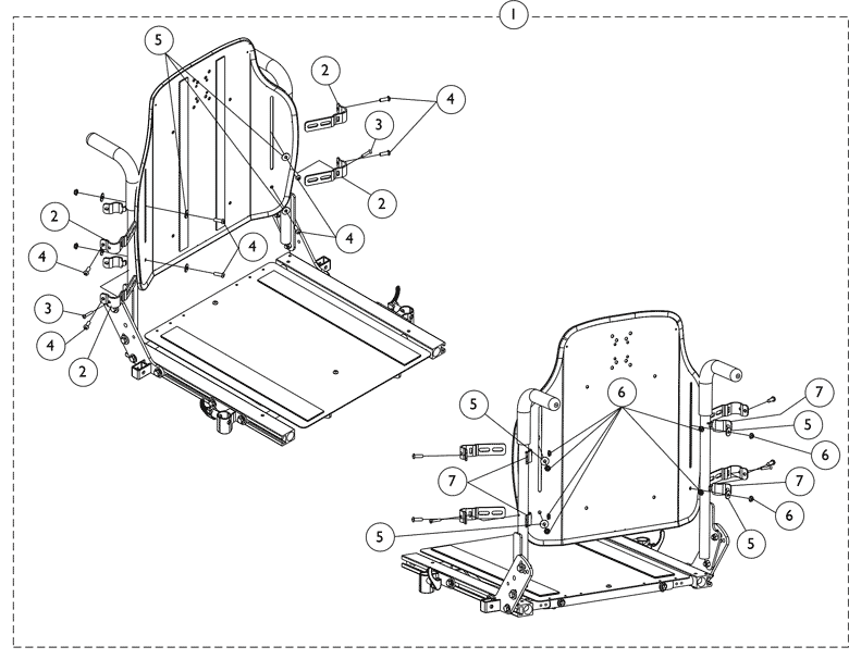 Invacare - Part Notes