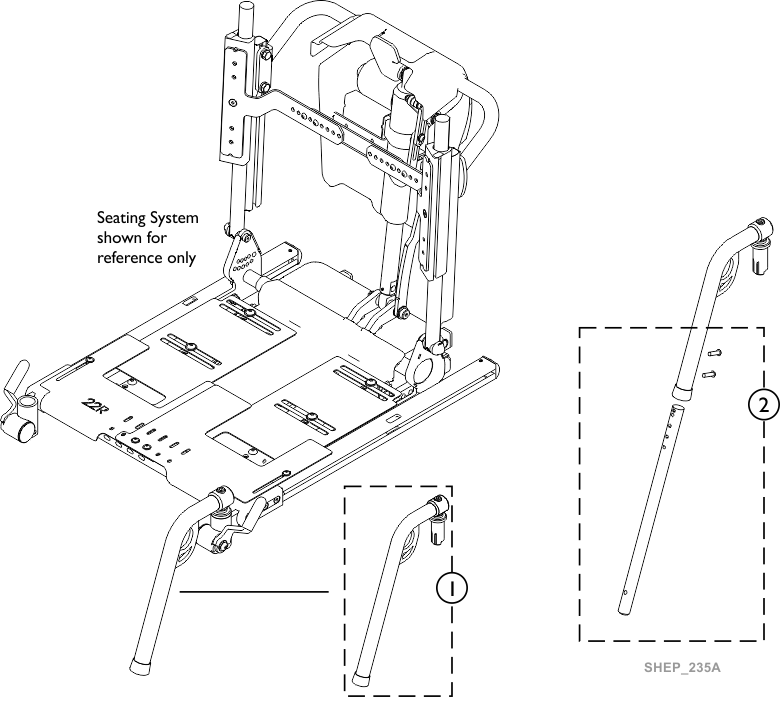 Invacare - Part Notes