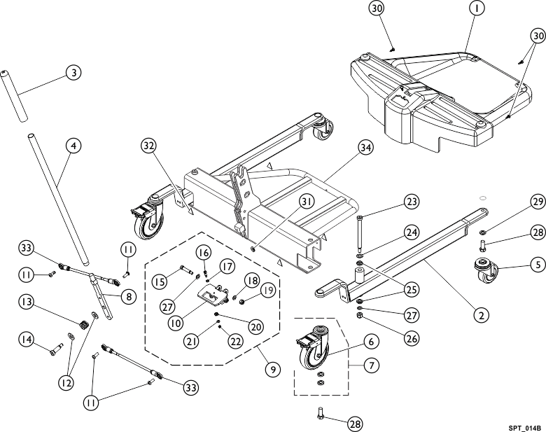 Invacare - Part Notes